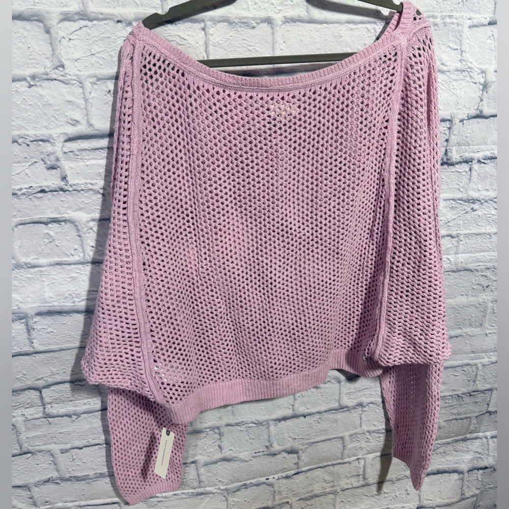 Pilcro by Anthropologie Open Knit Cropped Sweater – NWT, Size XL - Picture 4 of 10